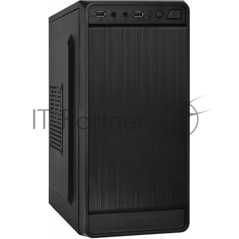 Корпус Minitower ExeGate BAA-108-500PPH (mATX, БП 500PPH с вент. 12см, 2*USB, аудио, черный)