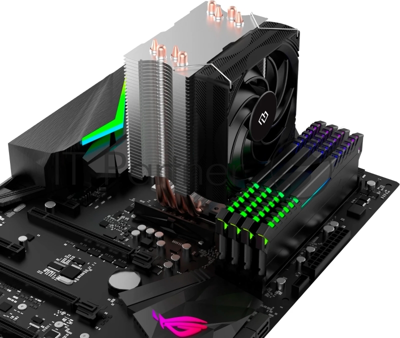 Кулер для процессора Digma D-CPC150-PWM1 Soc-AM5/AM4/1200/1700/1851 4-pin Al+Cu 150W Ret