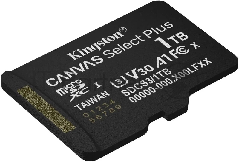 Флеш карта microSDXC 1TB Kingston SDCS3/1TBSP Canvas Select Plus w/o adapter