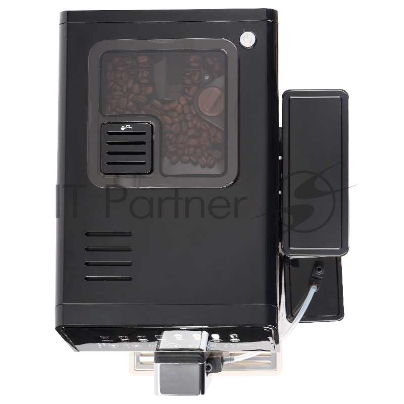 Кофемашина KORTING KACM 2026 N Fagotti, автоматическая, сенсорное управление, сенсорный дисплей, давление 19 бар, капучинатор, емкость для молока (400 мл), кофемолка (150 г), 6 уровней помола, цвет черный