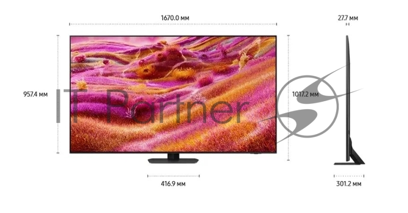 75 Телевизор NEO Q-LED SAMSUNG QE75QN90FAUXRU