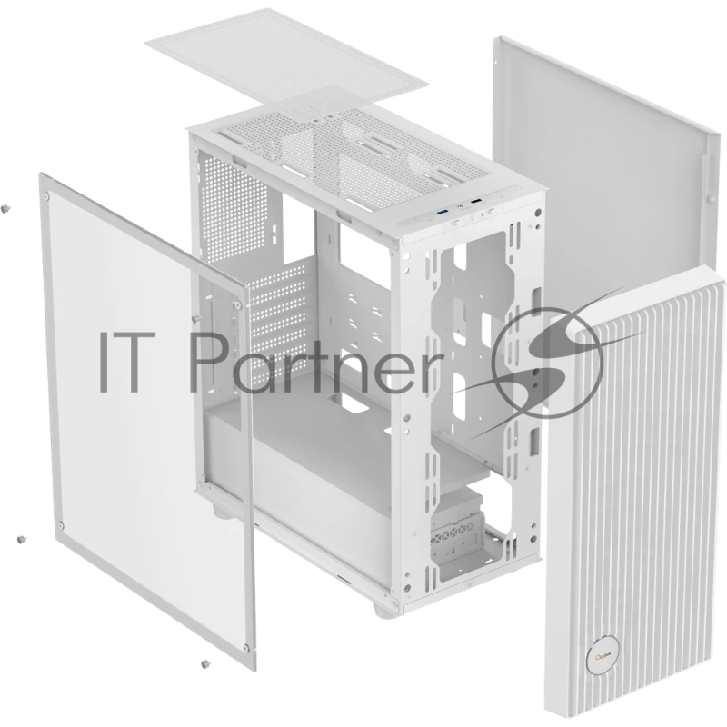 Компьютерный корпус Ocypus Gamma C70 WH ARGB ATX / win / белый / 4 ARGB fans / no PSU / Tempered Glass