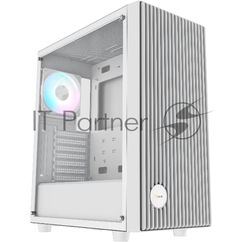Компьютерный корпус Ocypus Gamma C70 WH ARGB ATX / win / белый / 4 ARGB fans / no PSU / Tempered Glass