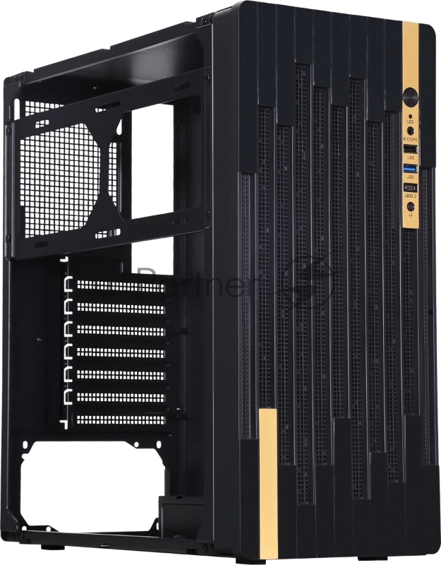 Корпус Accord ACC-188R2 черный без БП ATX 4x120mm 1xUSB2.0 1xUSB3.0 1xUSB3.1 audio