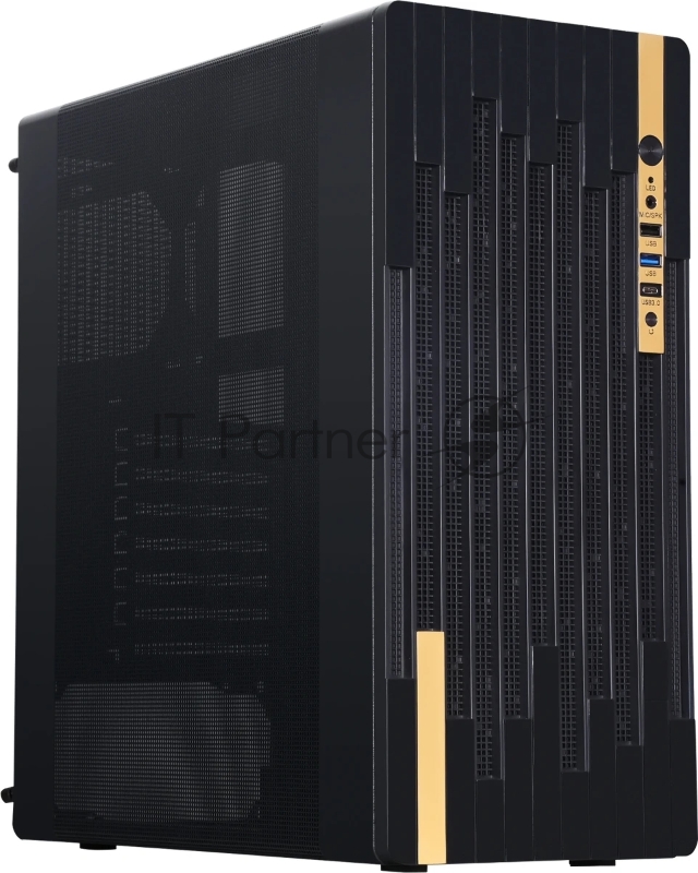 Корпус Accord ACC-188R2 черный без БП ATX 4x120mm 1xUSB2.0 1xUSB3.0 1xUSB3.1 audio