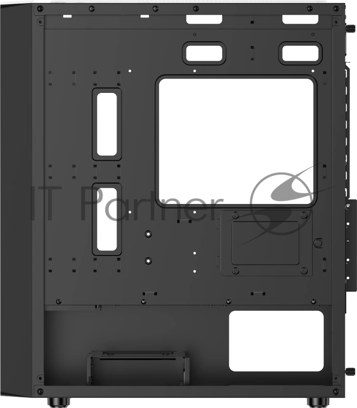 Компьютерный корпус Ocypus Gamma C50 BK ARGB, MATX, USB3.0*1+USB2.0*2, FRONT 3x120mm ARGB, REAR 1x120mm ARGB
