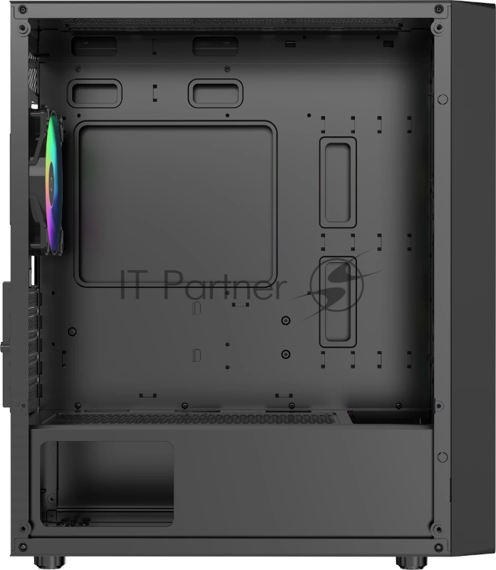 Компьютерный корпус Ocypus Gamma C50 BK ARGB, MATX, USB3.0*1+USB2.0*2, FRONT 3x120mm ARGB, REAR 1x120mm ARGB
