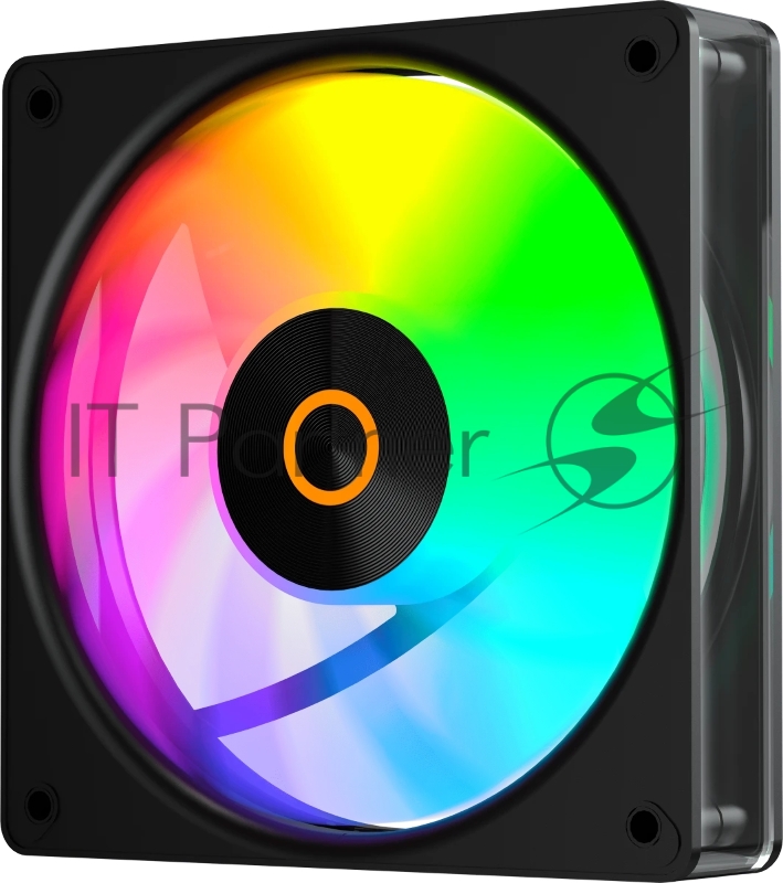 Вентилятор для корпуса Ocypus Gamma F12 Elite BK ARGB 3 IN 1, 120x120x25mm, 4-PIN PWM, 600-1800 RPM, 26 DBA MAX, HYDRO BEARING