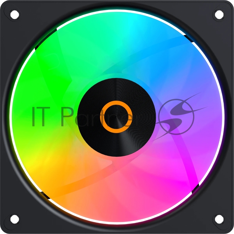 Вентилятор для корпуса Ocypus Gamma F12 Elite BK ARGB 3 IN 1, 120x120x25mm, 4-PIN PWM, 600-1800 RPM, 26 DBA MAX, HYDRO BEARING