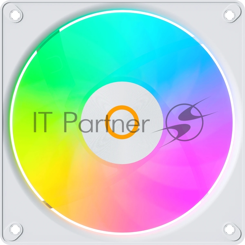 Вентилятор для корпуса Ocypus Gamma F12 Elite WH ARGB REVERSE BLADE 3 IN 1, 120x120x25mm, 4-PIN PWM, 600-1800 RPM, 26 DBA MAX, HYDRO BEARING