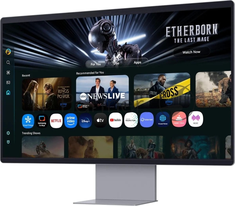 Монитор Samsung 32 Odyssey OLED G8 LS32FM902SIXCI серебристый OLED LED 16:9 HDMI матовая HAS Piv 260cd 178гр/178гр 3840x2160 DP 4K USB 8.4кг