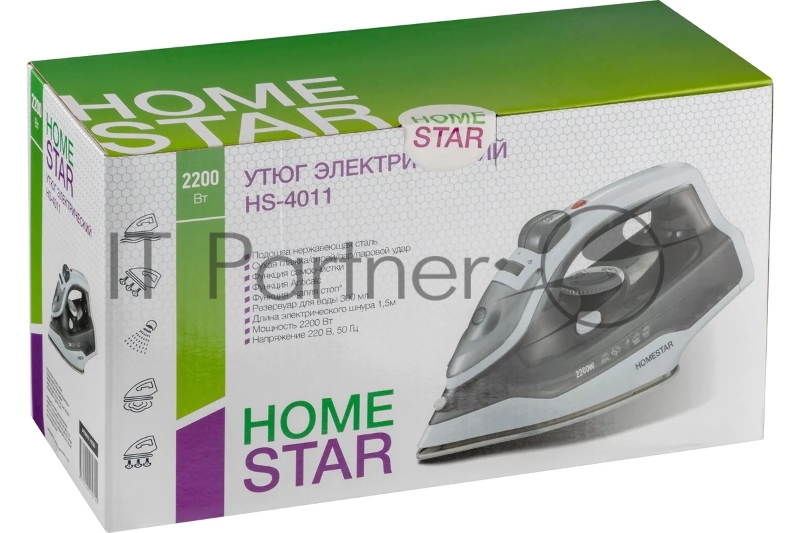 Утюг HOMESTAR HS-4011 серый (105381)