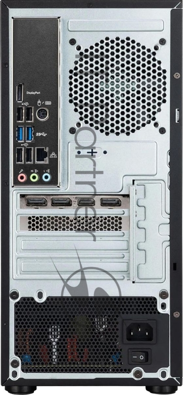 Компьютер MSI Infinite E1 14NUE7-043RU i5 14400F (2.5) 32Gb SSD1Tb RTX 4070Super 12Gb Windows 11 Home GbitEth WiFi BT черный (9S6-B91111-043)