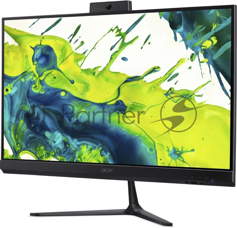 Моноблок Acer Aspire C24-2G 23.8 Full HD N150 16Gb SSD512Gb Graphics CR Eshell GbitEth WiFi BT 60W клавиатура мышь Cam черный 1920x1080