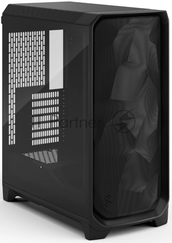 Корпус ПК без блока питания/ Case Fractal Design Meshify 3 TG Light Tint, Midi-Tower, 3x140mm, 2xUSB-A 3.2 + 1xUSB 3.2 Type-C E-ATX, ATX, mATX, mITX, черный