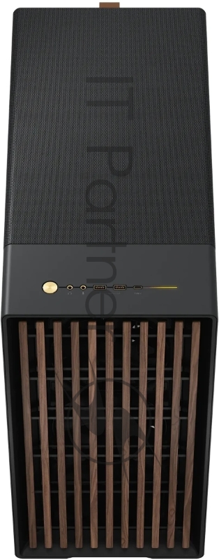 Корпус без блока питания/ Case Fractal Design North XL, Full-Tower, 3x140mm, 2xUSB-A 3.0 + 1xUSB 3.2 Type-C E-ATX, ATX, mATX, mITX Wood panel Charcoal черный