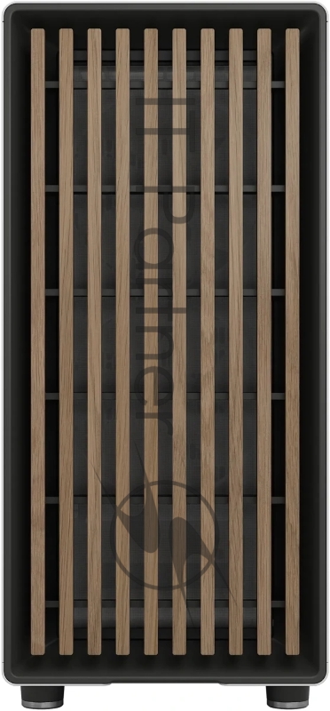 Корпус ПК без блока питания/ Case Fractal Design North TG Clear Tint, Midi-Tower, 2x140mm, 2xUSB-A 3.2 + 1xUSB 3.2 Type-C ATX, mATX, mITX Wood panel, Chalk White