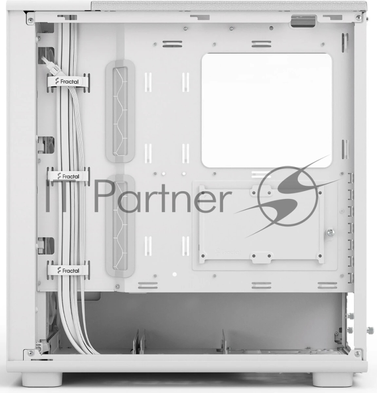 Корпус ПК без блока питания/ Case Fractal Design Epoch TG Clear Tint, Midi-Tower, 3x120mm, 2xUSB-A 3.2 + 1xUSB 3.2 Type-C ATX, mATX, mITX, White