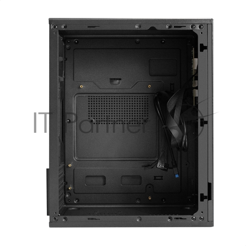 Корпус Minitower ExeGate BAA-308MUC-AAA350 (mATX, БП AAA350 с вент. 8см, 1*USB+1*USB3.0+1*TypeC, HD Audio, черный)