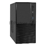 Корпус Minitower ExeGate BAA-308MUC-AAA400 (mATX, БП AAA400 с вент. 8см, 1*USB+1*USB3.0+1*TypeC, HD Audio, черный)