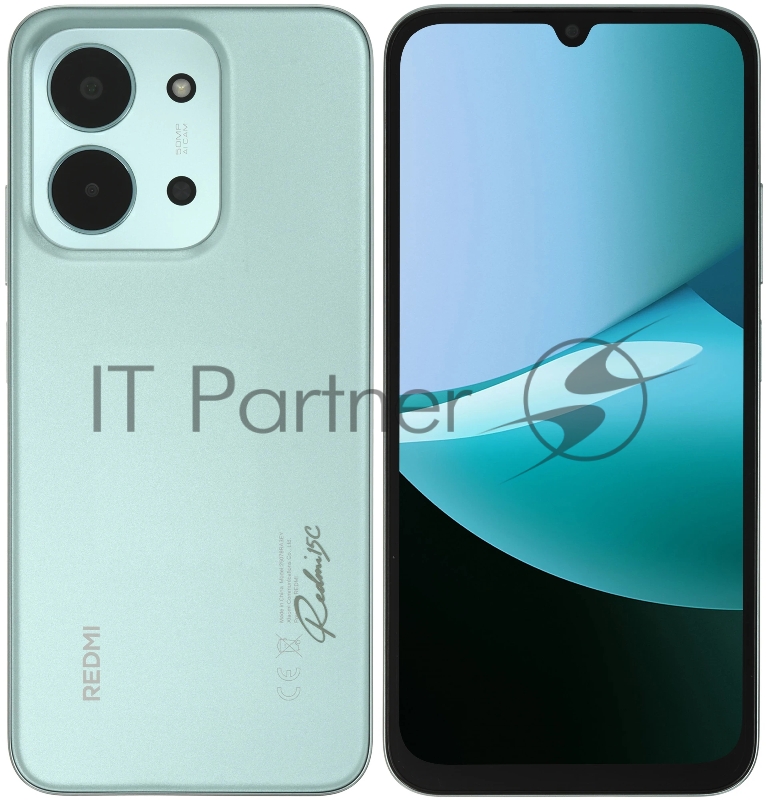 Смартфон Redmi 15C 8+256Gb зеленый (MZB0LD5RU)
