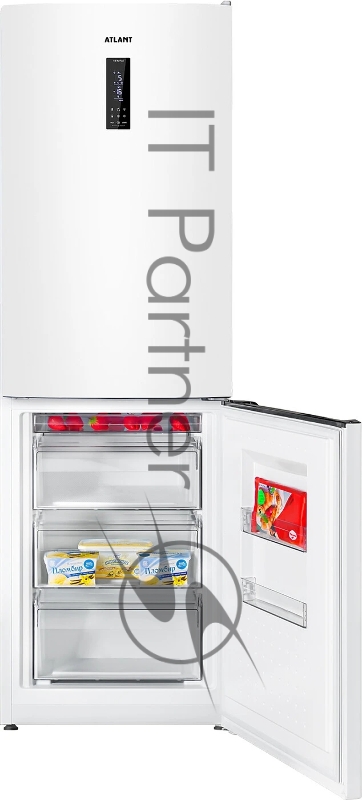 Холодильник Atlant ХМ-4621-109-NW белый двухкамерный 211/94л морозилка снизу W-Fi