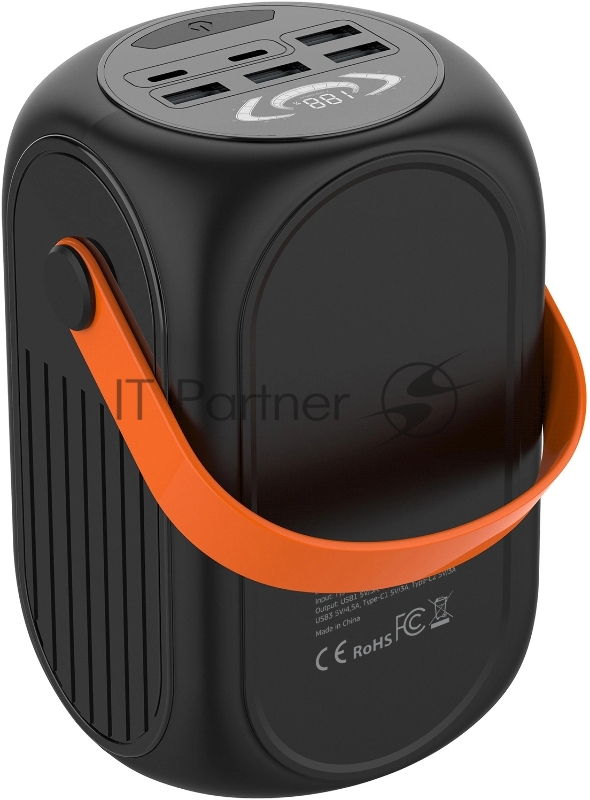 Мобильный аккумулятор Cactus CS-PBFSUD-60000 60000mAh 80W 4.5A черный