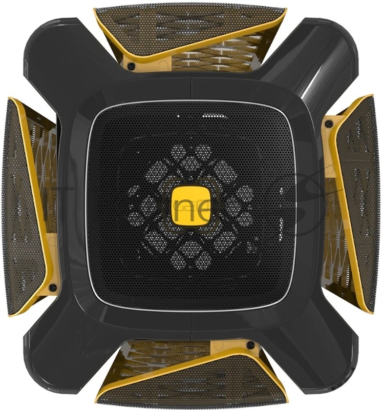 Корпус ПК без блока питания/ Case Geometric Future Model 2 The Ark, Mini-Tower, no fans, 3xUSB-A 3.0, 1xUSB 3.2 Type-C, mATX, mITX Black/Gold