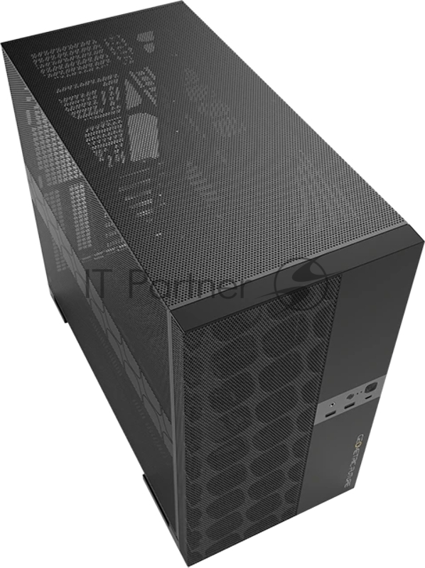 Корпус ПК без блока питания/ Case Geometric Future Model 5 Vent Full Mesh, Midi-Tower, no fans, 2xUSB-A 3.0, 1xUSB 3.2 Type-C, E-ATX, ATX, mATX, mITX Black
