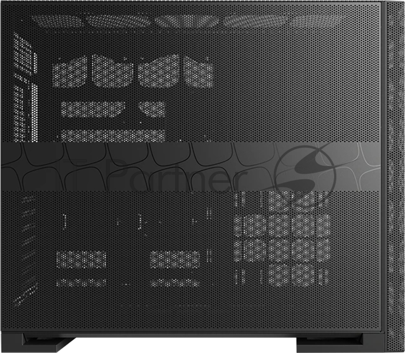 Корпус ПК без блока питания/ Case Geometric Future Model 5 Vent Full Mesh, Midi-Tower, no fans, 2xUSB-A 3.0, 1xUSB 3.2 Type-C, E-ATX, ATX, mATX, mITX Black