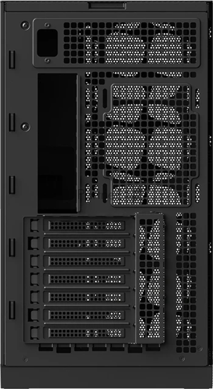 Корпус ПК без блока питания/ Case Geometric Future Model 5 Vent, Midi-Tower, TG, no fans, 2xUSB-A 3.0, 1xUSB 3.2 Type-C, E-ATX, ATX, mATX, mITX Black