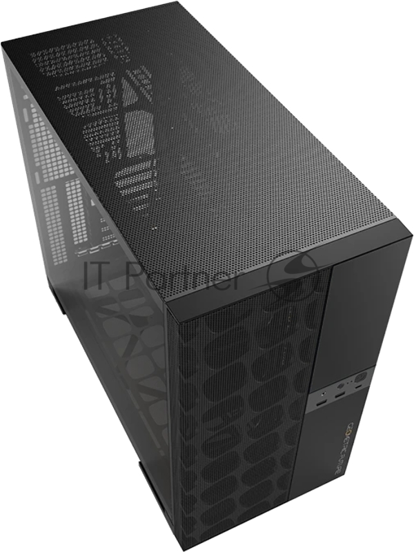 Корпус ПК без блока питания/ Case Geometric Future Model 5 Vent, Midi-Tower, TG, no fans, 2xUSB-A 3.0, 1xUSB 3.2 Type-C, E-ATX, ATX, mATX, mITX Black