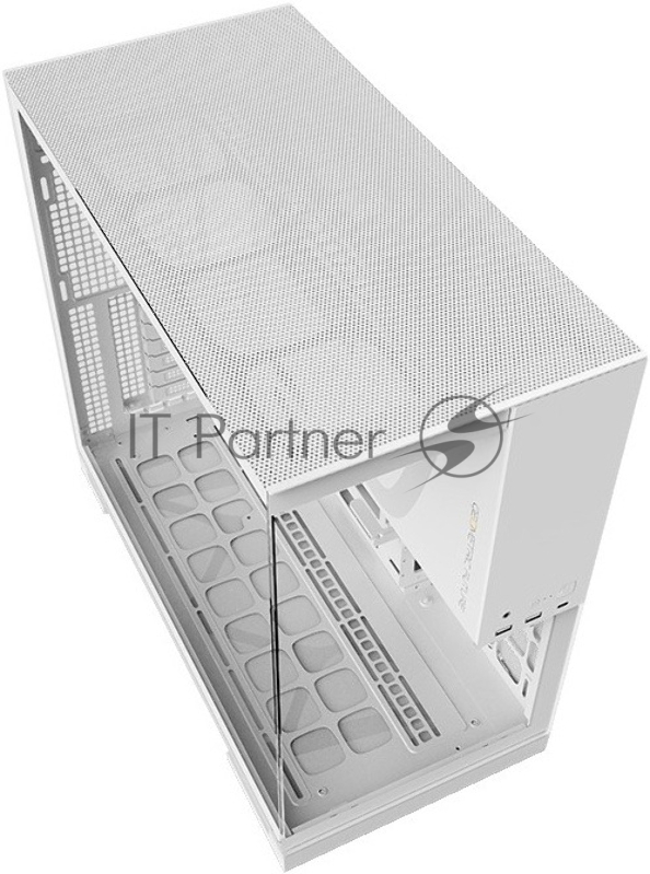 Корпус ПК без блока питания/ Case Geometric Future Model 5, Midi-Tower, TG, no fans, 2xUSB-A 3.0, 1xUSB 3.2 Type-C, E-ATX, ATX, mATX, mITX White