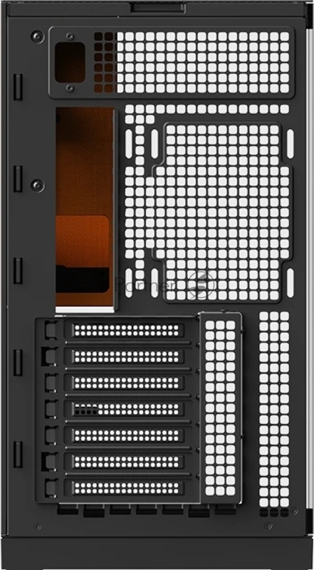 Корпус ПК без блока питания/ Case Geometric Future Model 5, Midi-Tower, TG, no fans, 2xUSB-A 3.0, 1xUSB 3.2 Type-C, E-ATX, ATX, mATX, mITX Black/Yellow