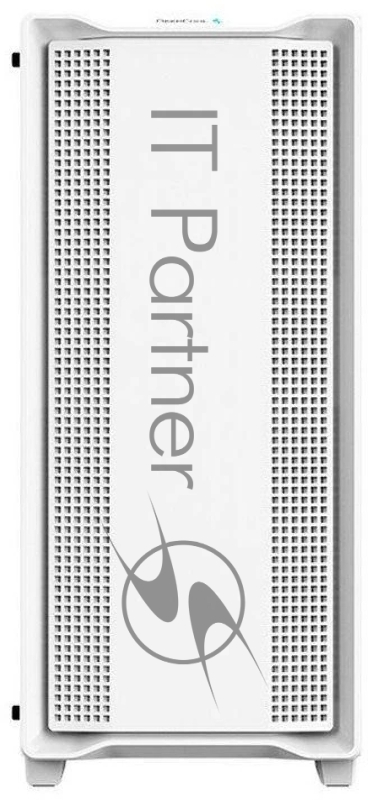 Корпус ПК без блока питания Deepcool CC560 WH Limited, Midi-Tower, TG, no fans, 1xUSB-A 3.0, 1xUSB 2.0, ATX, mATX, mITX White