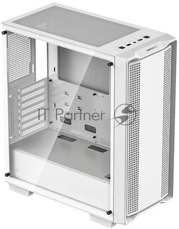 Корпус ПК без блока питания Deepcool CC560 WH Limited, Midi-Tower, TG, no fans, 1xUSB-A 3.0, 1xUSB 2.0, ATX, mATX, mITX White
