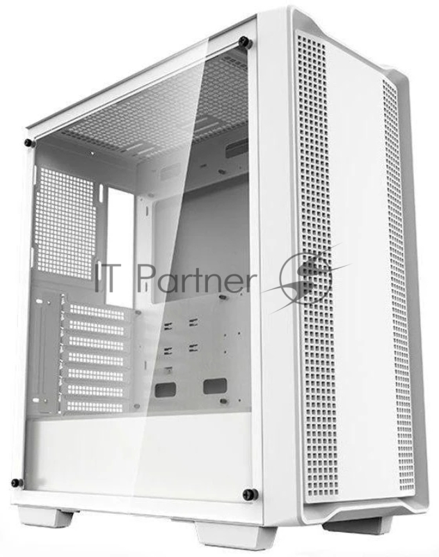 Корпус ПК без блока питания Deepcool CC560 WH Limited, Midi-Tower, TG, no fans, 1xUSB-A 3.0, 1xUSB 2.0, ATX, mATX, mITX White