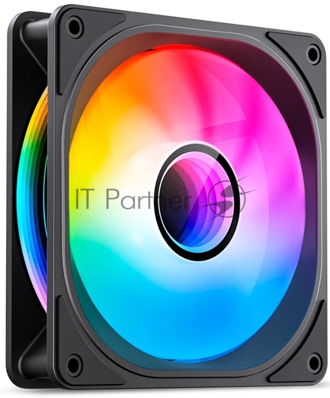 Кулер для корпуса/ Case Cooler JONSBO FR-606BR Reverse (120x120x25mm, 4-pin PWM, ARGB, 35.99CFM, 26.5dBA, 1500RPM, Black)