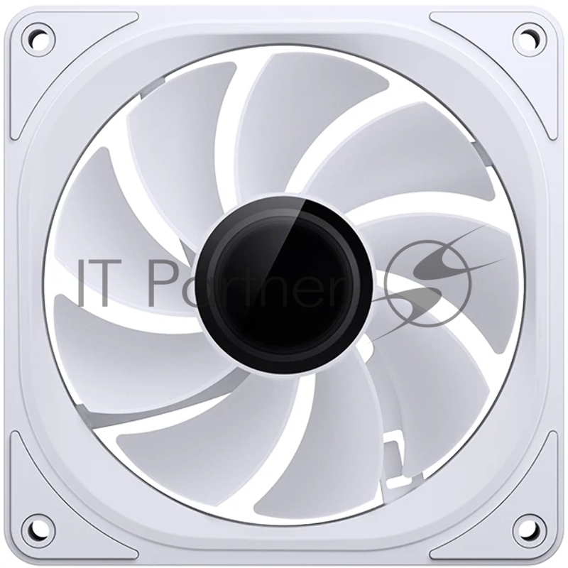 Кулер для корпуса/ Case Cooler JONSBO FR-606WR Reverse (120x120x25mm, 4-pin PWM, ARGB, 35.99CFM, 26.5dBA, 1500RPM, White)