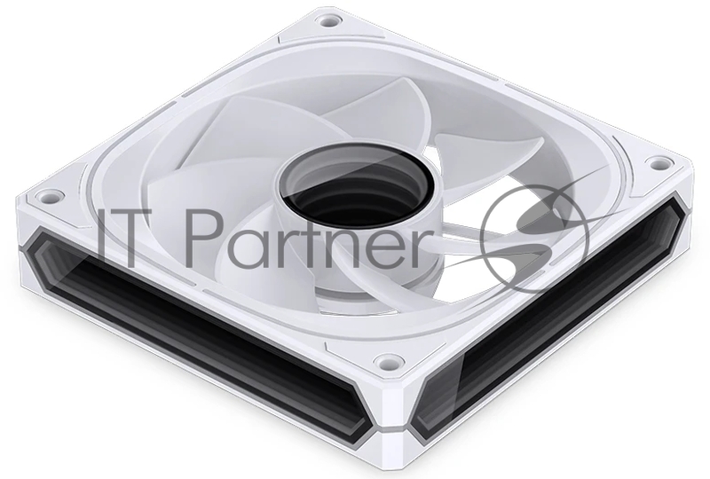 Кулер для корпуса/ Case Cooler JONSBO FR-505WR Reverse (120x120x25mm, 4-pin PWM, ARGB, 47.2CFM, 30.0dBA, 1800RPM, White)