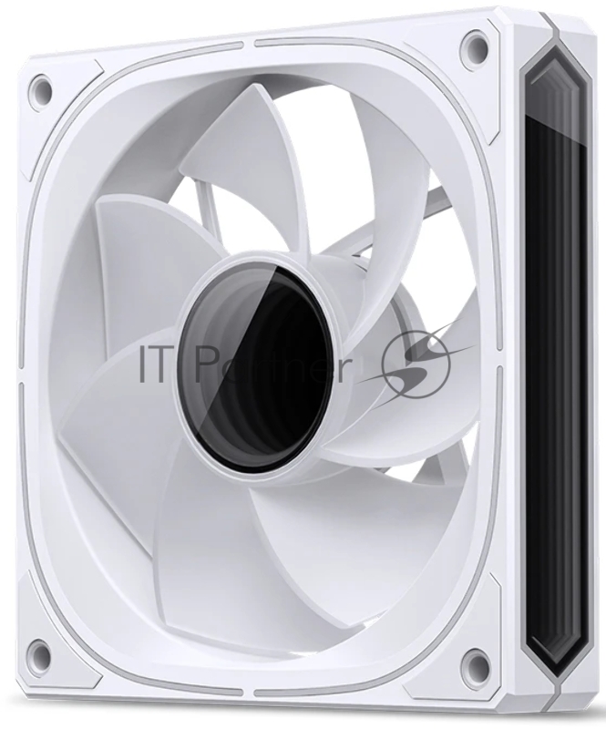 Кулер для корпуса/ Case Cooler JONSBO FR-505WR Reverse (120x120x25mm, 4-pin PWM, ARGB, 47.2CFM, 30.0dBA, 1800RPM, White)