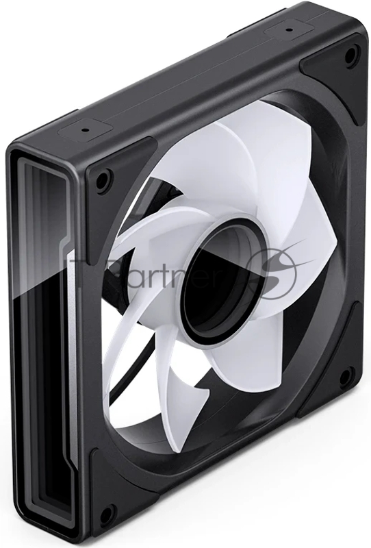Кулер для корпуса/ Case Cooler JONSBO ZK-120BR Reverse (123x120x28mm, 4-pin PWM, ARGB, 47.71CFM, 30.7dBA, 1800RPM, Black, 3pcs)