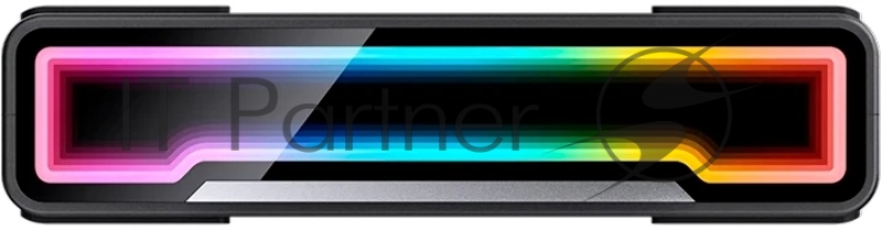 Кулер для корпуса/ Case Cooler JONSBO ZK-120BR Reverse (123x120x28mm, 4-pin PWM, ARGB, 47.71CFM, 30.7dBA, 1800RPM, Black, 3pcs)