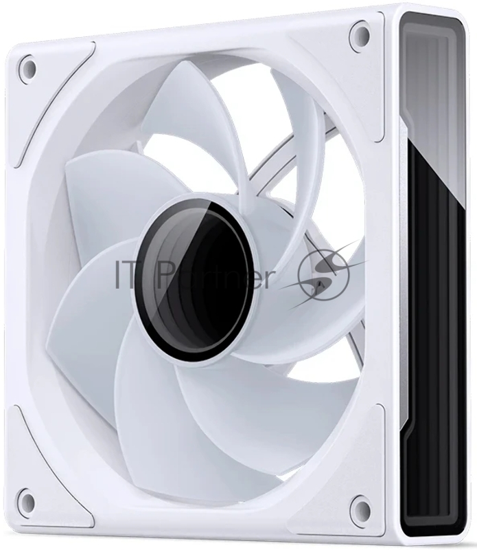 Кулер для корпуса/ Case Cooler JONSBO ZK-120WR Reverse (123x120x28mm, 4-pin PWM, ARGB, 47.71CFM, 30.7dBA, 1800RPM, White, 3pcs)