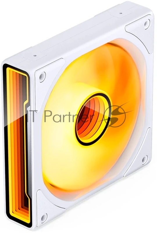 Кулер для корпуса/ Case Cooler JONSBO ZK-120WR Reverse (123x120x28mm, 4-pin PWM, ARGB, 47.71CFM, 30.7dBA, 1800RPM, White, 3pcs)