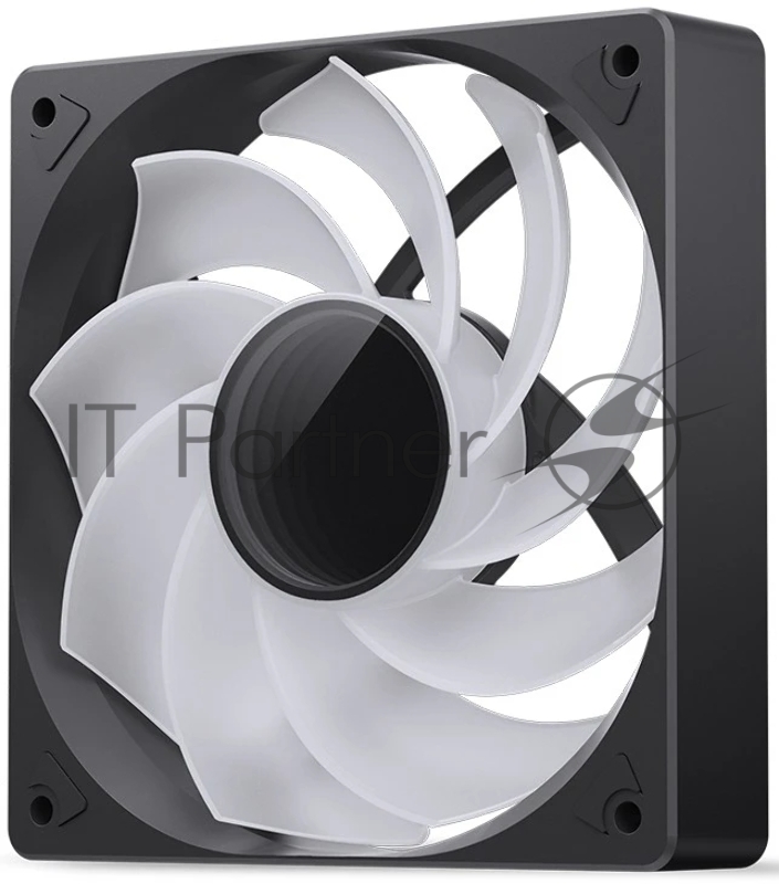 Кулер для корпуса/ Case Cooler JONSBO SL-120BR Reverse (120x120x25mm, 4-pin PWM, ARGB, 59.48CFM, 32.0dBA, 1500RPM, Black)