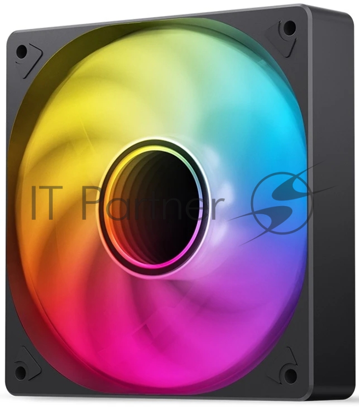 Кулер для корпуса/ Case Cooler JONSBO SL-120BR Reverse (120x120x25mm, 4-pin PWM, ARGB, 59.48CFM, 32.0dBA, 1500RPM, Black)