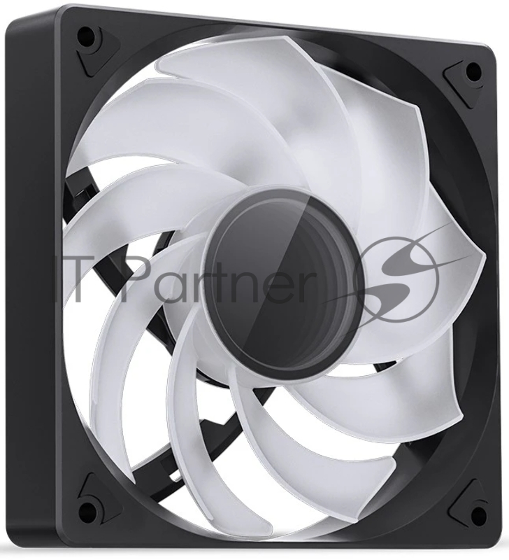 Кулер для корпуса/ Case Cooler JONSBO SL-120BR Reverse (120x120x25mm, 4-pin PWM, ARGB, 59.48CFM, 32.0dBA, 1500RPM, Black)