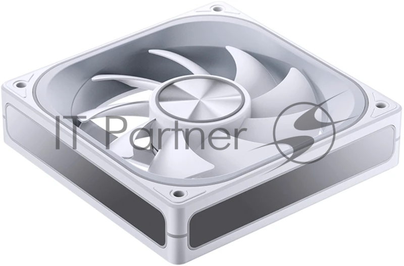 Кулер для корпуса/ Case Cooler JONSBO ZA-120WR Reverse (120x120x28mm, 4-pin PWM, ARGB, 62.4CFM, 37.3dBA, 2400RPM, White)