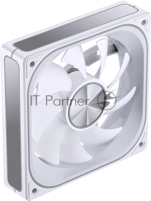 Кулер для корпуса/ Case Cooler JONSBO ZA-120WR Reverse (120x120x28mm, 4-pin PWM, ARGB, 62.4CFM, 37.3dBA, 2400RPM, White)